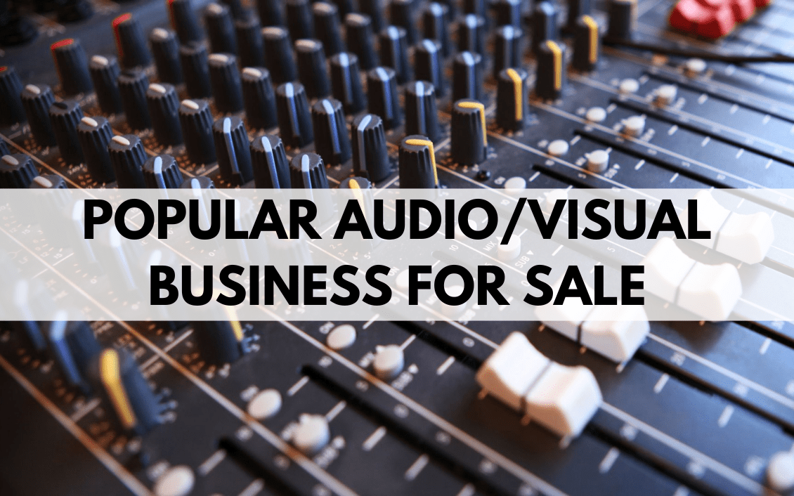 Audio Visual Business for Sale in Massachusetts